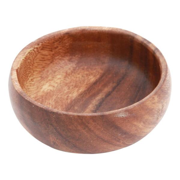 ラウンドボウル アカシア S 82458・95828 ブラウン 完成品 W100×D100×H35mm 0.1kg fj-23880 送料無料 北欧 モダン 家具 インテリア ナチュラル テイスト 新