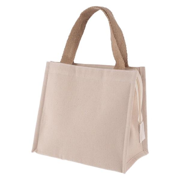 ランチバッグ コットン保冷保温 内ポケット付 NA 完成品 W220×D130×H200mm 0.1kg fj-27914 送料無料 北欧 モダン 家具 インテリア ナチュラル テイスト 新