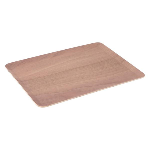 突板トレー すべりにくい S ブラウン 完成品 W270×D200×H9mm 0.14kg fj-67015 送料無料 北欧 モダン 家具 インテリア ナチュラル テイスト 新生活 オスス