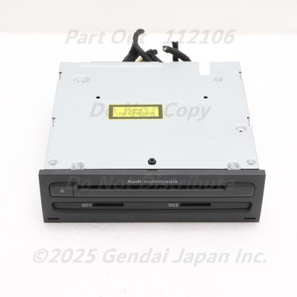 [A-47] S8 4H 後期 CD オーディオ MMI ナビ ナビゲーション 4H0035678F アウディ D4 A8 4HCTFF 中古
