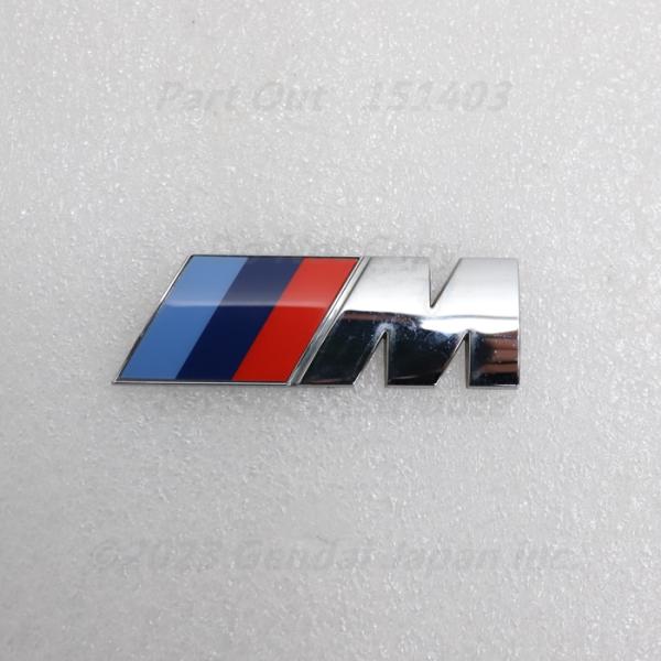 [B-23] G31 JM30 540i フロントフェンダー エンブレム 1個 51148070804 BMW 中古