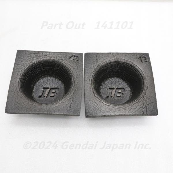 【2個セット】10cm ミッド ウーハー用 スピーカー バッフル 防水 デッドニング 軽トラック ダッシュボードスピーカー