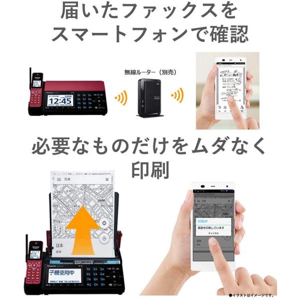 スマホ連動 デジタルコードレスfax ボルドーレッド おたっくす General スマホ連動 Fax 迷惑 電話対策機能搭載 Purpose 子機1台付き おたっくす Kx Pd915dl R パナソニック 最短即日発送可 情報家電