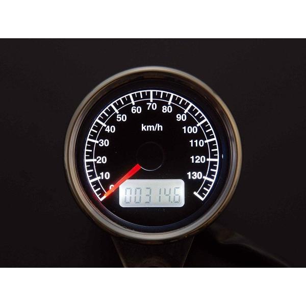 ポッシュ Posh Ledバックライトミニスピードメーターステッピン ワイヤー式スピードメーター車対応 Tw0 豪華な Sr4 Tw225