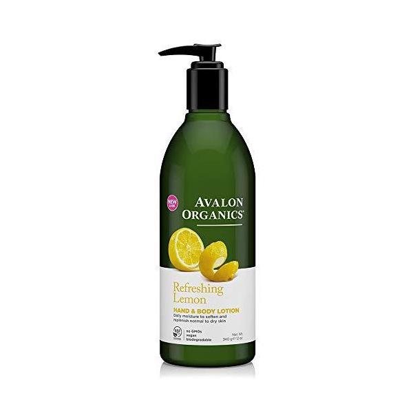 AVALON ORGANICS アバロンオーガニクス ハンド&ボディローション レモン 340g