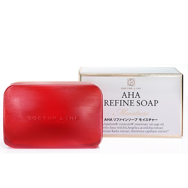 （在庫分限りで販売終了）（特別価格25％OFF） ドクターライン AHAリファインソープモイスチャー 100g（AHA／ピーリング石鹸／洗顔せっけん）