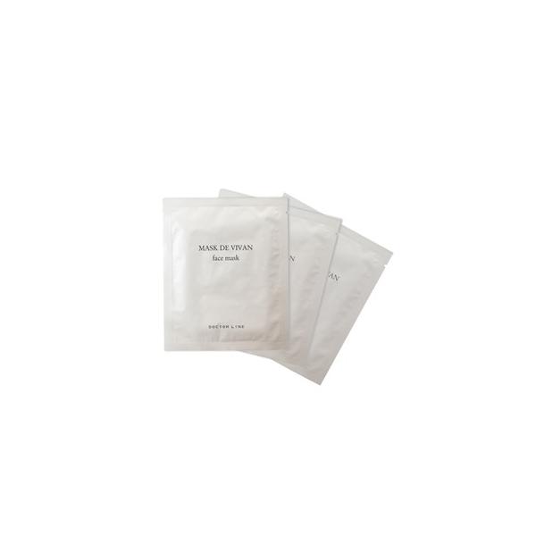 （在庫分限りで販売終了）（お得な3枚セット27％OFF） ドクターライン マスク ド ヴィヴァン（カルノシン・プラセンタ フェイスマスク）