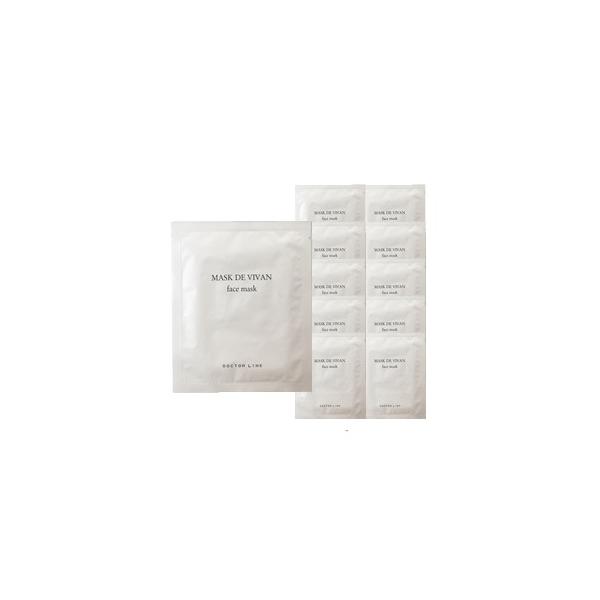 （在庫分限りで販売終了）（お得な10枚セット30％OFF） ドクターライン マスク ド ヴィヴァン（プラセンタ・カルノシン パック）