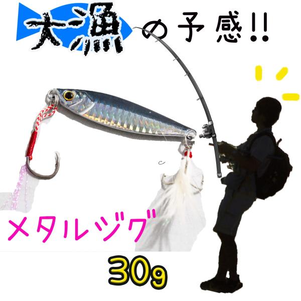 メタルジグ 送料無料 30g ルアー 釣り フィッシング 青物 ジグ 釣り用品 ジグルアー ジギング ジグ ショアジギング シーバス バスルアー