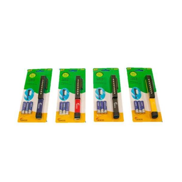 ペンライト led ライト 小型ライト ミニライト ペンタイプ ledライト 電池式 小型 軽量 携帯 持ち運び ブラック ブルー レッド イエロー