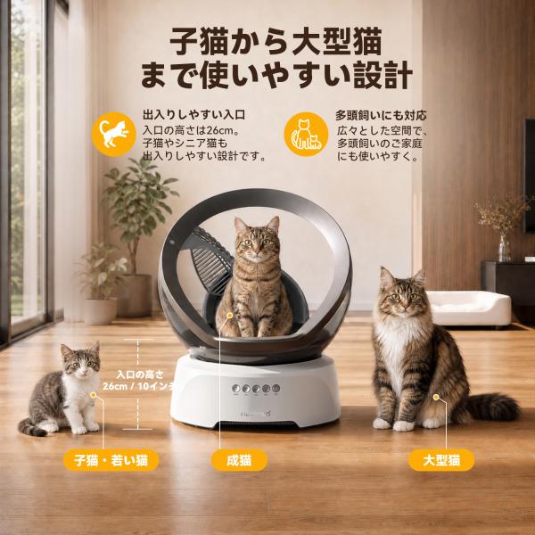 Neakasa M9 �S�����L�g�C�� �����L�g�C�� �L�����g�C�� ��^�L �������� �I�[�v���^ �X�Ή�] 78L�L�X��� 1L PureTower ���L  �������� 30���ԋ��ۏ� 2�N�ۏ� ���i�摜5