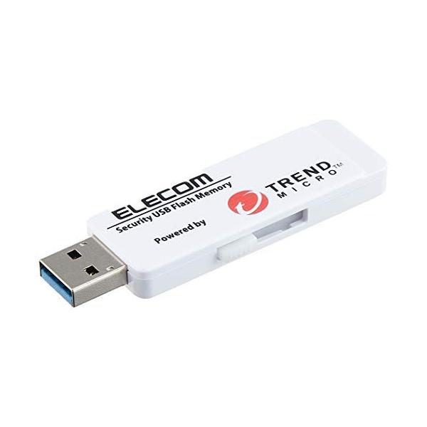 エレコム 爆安 セキュリティ付usbメモリ トレンドマイクロ4gb3年l Usb3 0