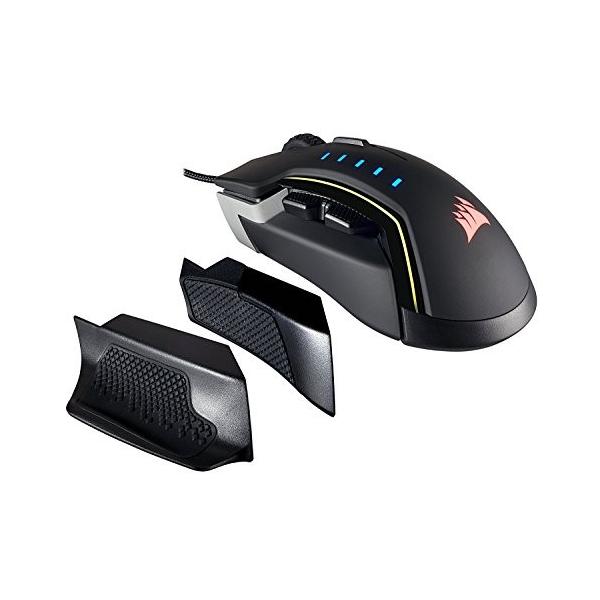 Corsair Gaming Glaive Rgb Backlit Rgb Led Dpi ゲーム用マウス バックライト付きrgb