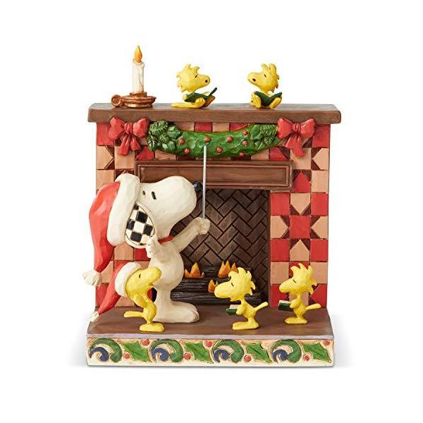 Enesco 置物 スヌーピー ファイアープレイス W13 H14 6 D10 8cm 40 Offの激安セール 並行輸入品 Jim Shore