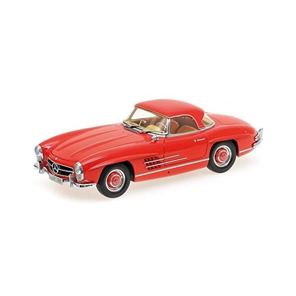 ミニチャンプス 1 18 メルセデスベンツ 300sl ロードスター ハードトップ W198 ２ 1957年 レッド Inshaan Com