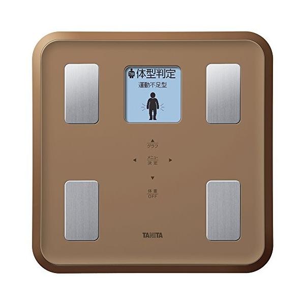 タニタ 体重 体組成計 バックライト 日本製 卸直営 顔イラストや応援メッセージ表示 810 フルドット液晶の表示画面採用 Br ブラウン