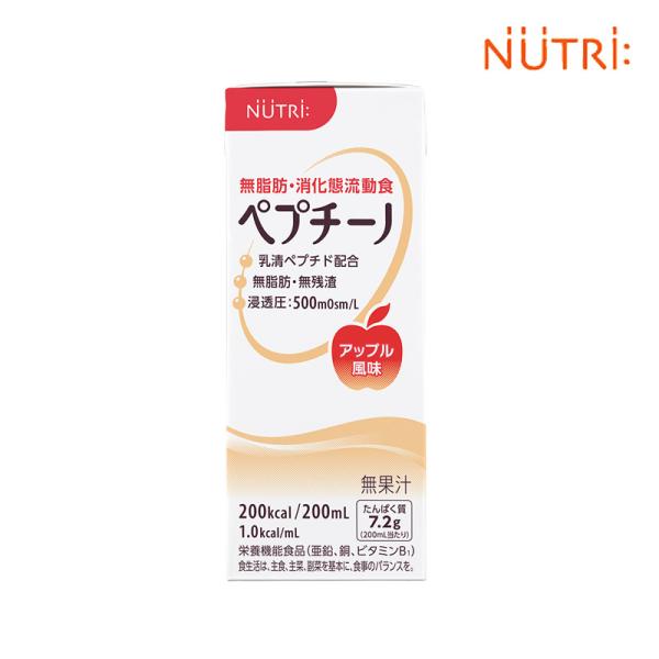 ペプチーノ アップル風味 紙パック 200ml（200kcal）×24本 消化態栄養 