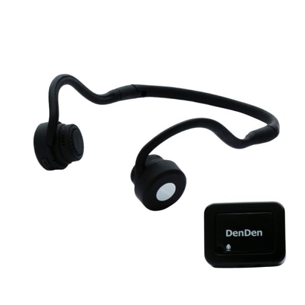 集音器付 骨伝導ワイヤレスヘッドホン DenDen (デンデン) 聴音補助 集