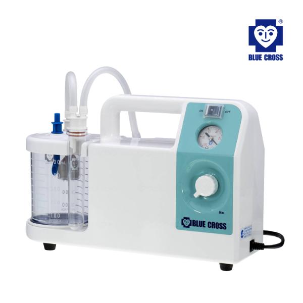吸引器 エマジン小型吸引器 おもいやりBM-500S-2ブルークロス・エマージェンシー吸引瓶500ml 排気流量 20L/分 重さ1.7kg医療機器分類 クラス2認証番号 306AGBZX0003700