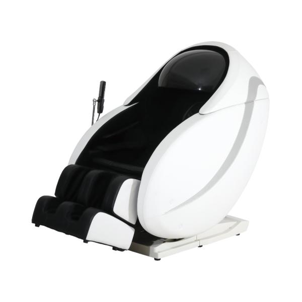 カラー：ホワイト、ブラック（2種類）・肩、背中、おしりまでしっかりともみ玉が届いてマッサージ。日頃の疲れを癒します。・8個のエアバッグで加圧、減圧を繰り返しながら全身をほぐします。・エアーで足を抑えながら足裏ローラーがしっかりと足裏マッサー...