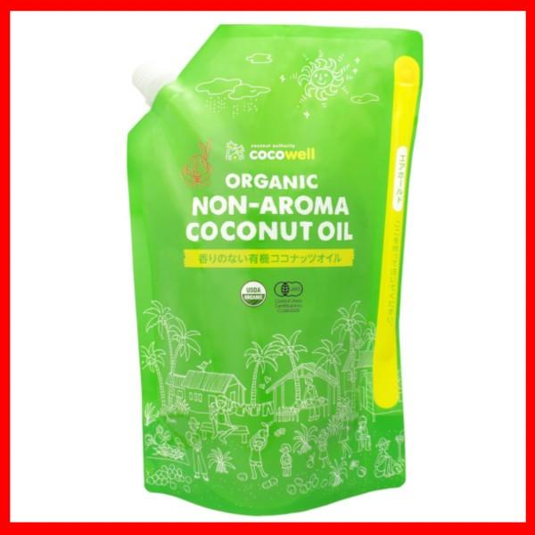 ココウェルオーガニック プレミアムココナッツオイル(無香タイプ)1840g(2L)