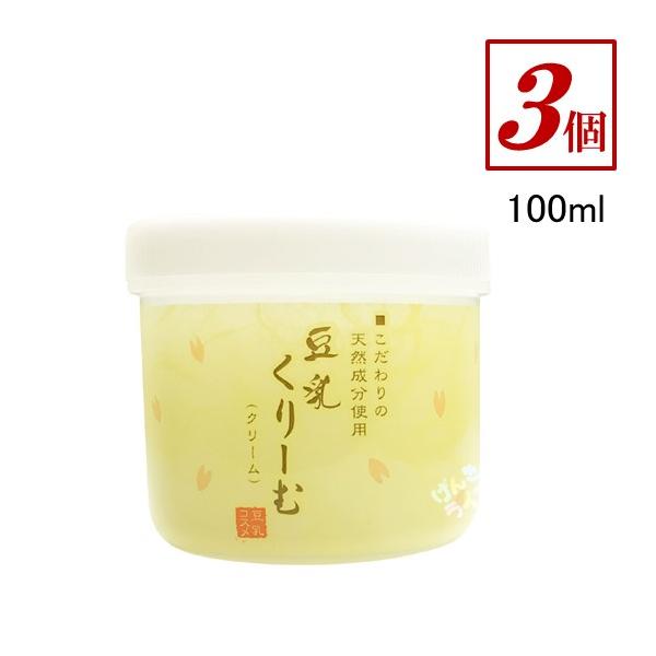 ダイイチ 豆乳クリーム 100ml 3個 保湿クリーム モイストクリーム