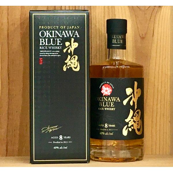 久米仙酒造 沖縄 ISLAND BLUE 8年 40度 750ml ライスウィスキー