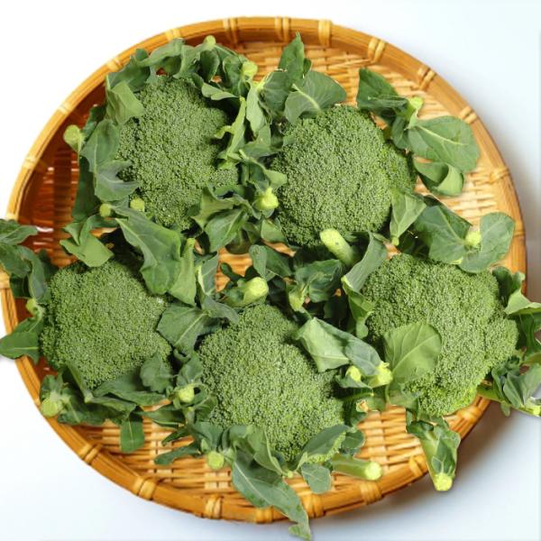 品目：新鮮ブロッコリー〇産地：埼玉県深谷市産〇規格：Ｌサイズ　5玉〇送料設定料金：有料※４月〜１０月までクール便※沖縄・離島への発送不可〇同梱：可能【商品検索キーワード】季節限定,時期限定,季節野菜,朝採り,あさとり,あさどり,アサドリ,ア...