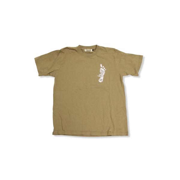 Mooche.Tシャツ　Ask me Why I run? サンドカーキ