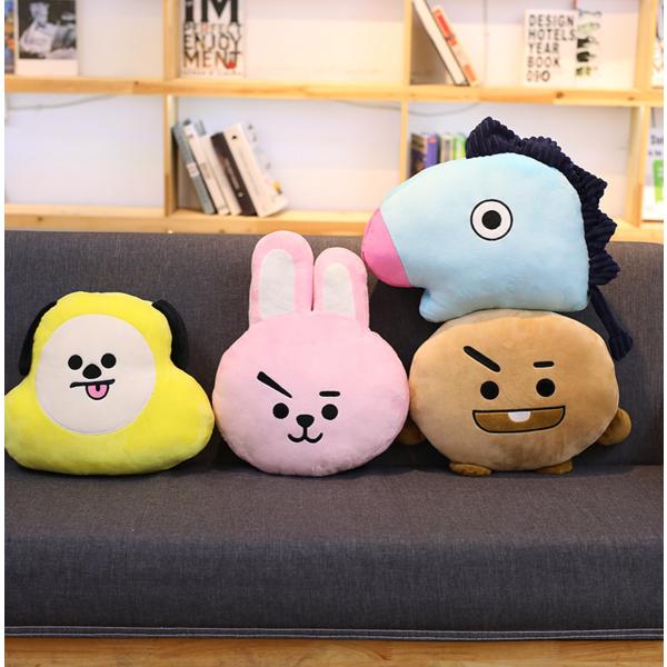 Bt21 ぬいぐるみ キャラクター人形ファンギフト可愛い抱き枕bts 防弾少年団 抱き枕 玩具