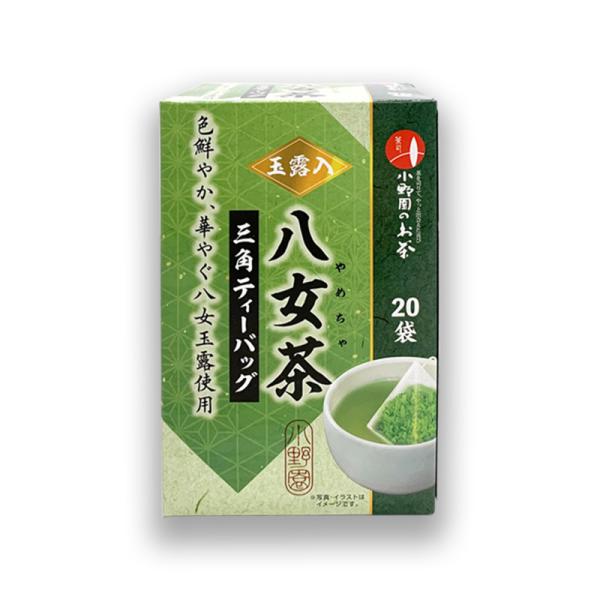 玉露入 八女茶 三角ティーバッグ 20P 小野園のお茶【メール便不可】【産地茶/福岡県/緑茶/お茶/煎茶】