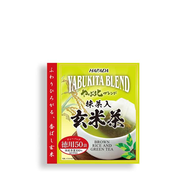 お茶 やぶ北ブレンド　徳用抹茶入玄米茶ティーバッグ50P