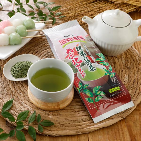 ハラダ製茶 やぶ北ブレンド 抹茶入煎茶 100g 【お茶/緑茶/国産/日本茶】 【メール便不可】 【内容量200g→100gに変更】