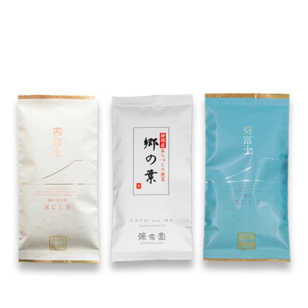 お茶 緑茶 源宗園 煎茶 お試し3袋セット 100g×3袋 【日本茶 静岡茶 深蒸し茶】 [M便 1/4]【メール便送料無料】