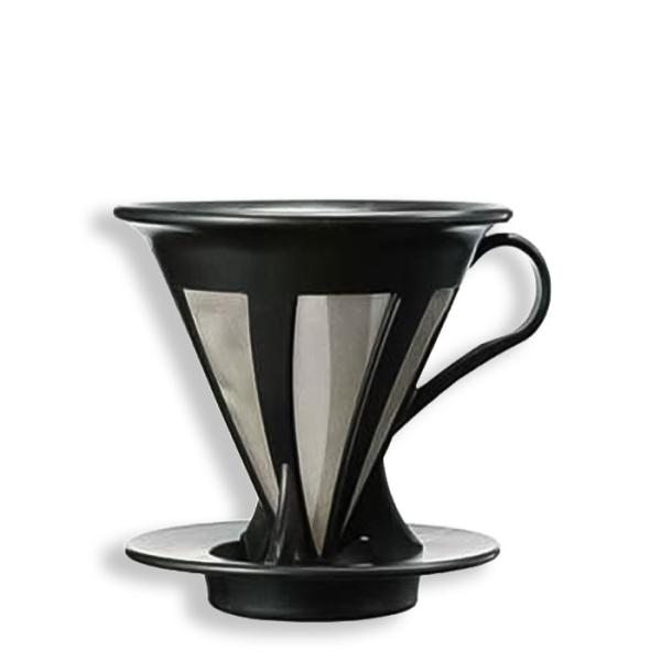 ドリッパー【おしゃれ コーヒー 珈琲】HARIO ハリオ カフェオールドリッパー02 ブラック CFOD-02-B