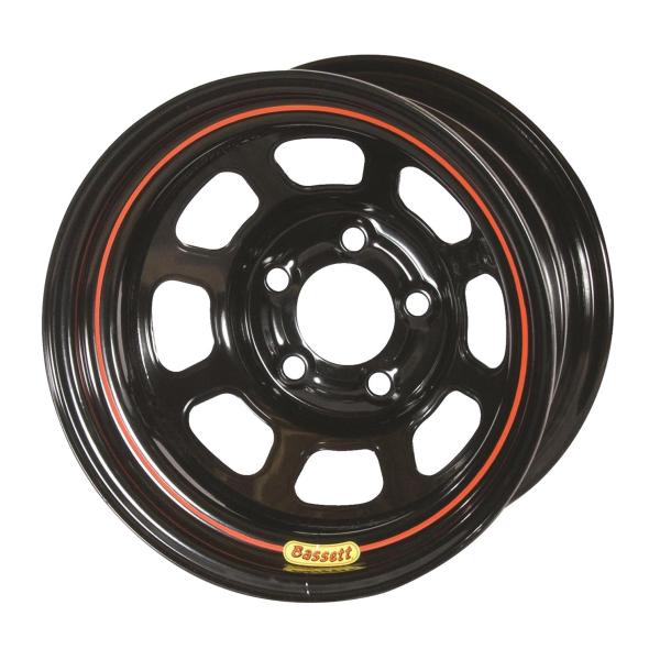 5スポークホイール USA製 スレッドハブ前後セット販売 USA発送！国産旧車 アメリカ車 バセットホイール Bassett Racing Black