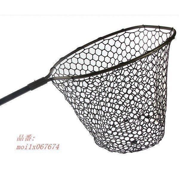 大型ラバーランディングネット 全長170CM ネット深さ約50CM ビッグサイズ 丈夫 ボート 株式会社S＆L網 たも（ネット１黒） 釣り 魚 船 フィッシング 大型ラバーランディングネット 全長170CM ネット深さ約50CM ビッグ