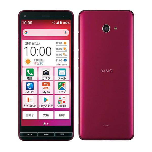 京セラ BASIO4 KYV47[32GB] au ワインレッド【安心保証】 : ゲオ