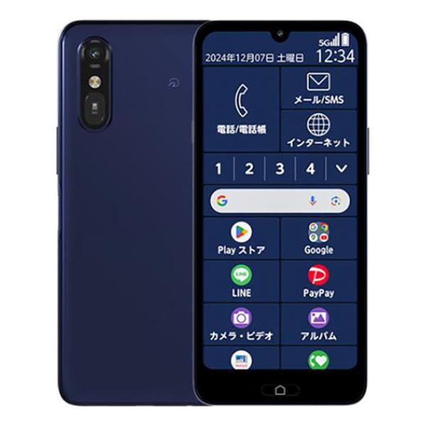 らくらくスマートフォン a A401FC[64GB] Y!mobile ディープブ … : ゲオ