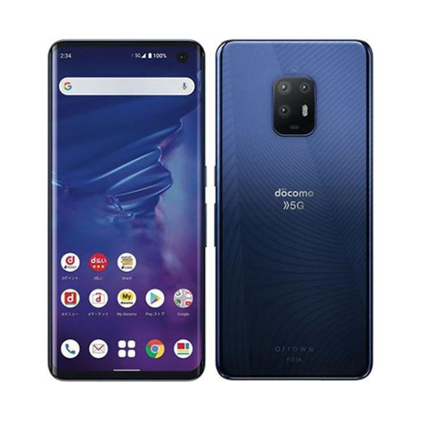 AQUOS Arrows 5G F-51A 128GB 美品 arrows 5G F-51A[128GB ] docomo ネイビーブラック【安心保証】 : ゲオ