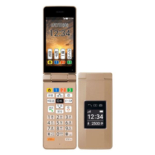 ☆ SoftBank かんたん携帯10 807SH ゴールド #2 かんたん携帯10 807SH[8GB] SoftBank ゴールド【安心保証】 : ゲオ