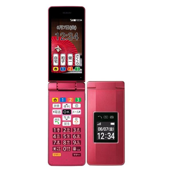 かんたん携帯10 807SH[8GB] SoftBank ピンク【安心保証】