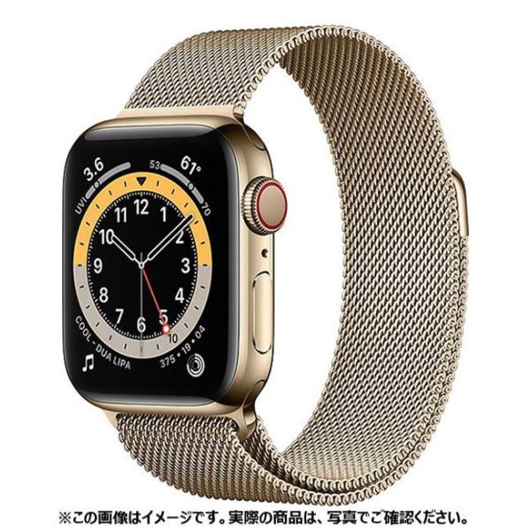Series6[40mm/セルラー]ステンレス ゴールド Apple Watch【安 …