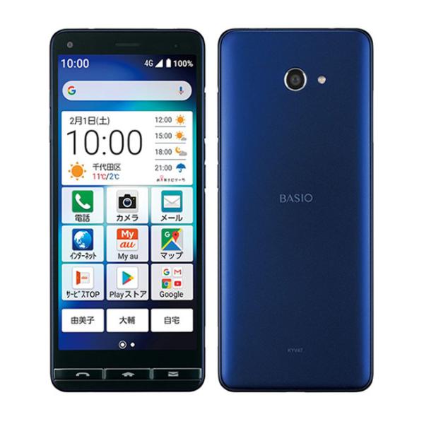京セラ BASIO4 KYV47[32GB] au ロイヤルブルー【安心保証】