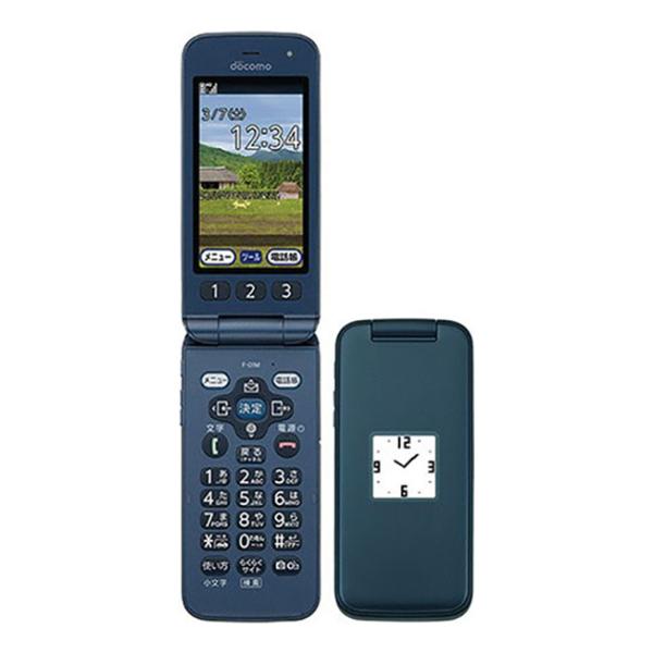 らくらくホン F-01M[8GB] docomo ネイビー【安心保証】 : ゲオ
