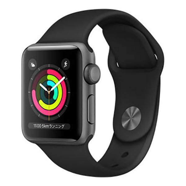 Series3[38mm/GPS]アルミ スペースグレイ Apple Watch【安心保…