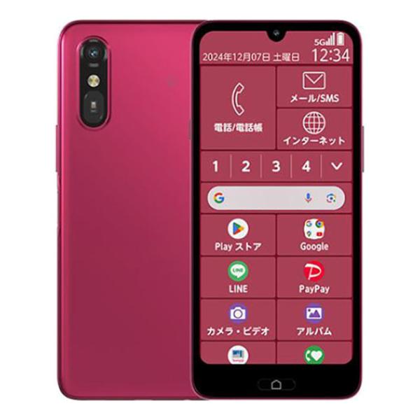 ワイモバイル Y!mobile らくらくスマートフォンa A401FC マゼンタ らくらくスマートフォン a A401FC[64GB] Y!mobile マゼンタ【 … : ゲオ