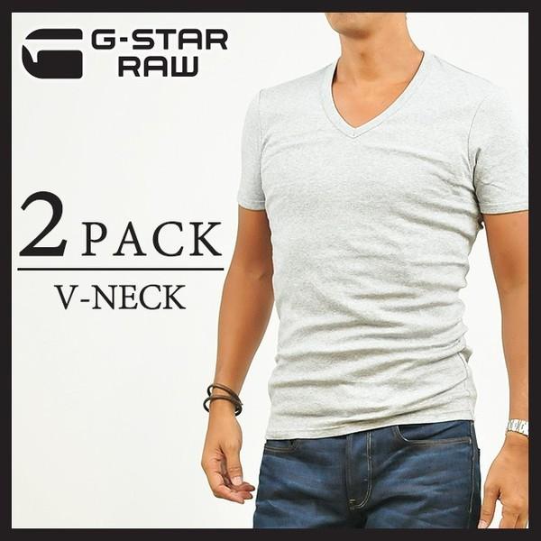 Saleセール10 Off ジースターロウ G Star Raw メンズ 2枚組 ダブルパック Tシャツ Vネック グレー インナー D077 124 8756 124 906grey 8756 124 906 Geo Style ジェオスタイル 通販 Yahoo ショッピング