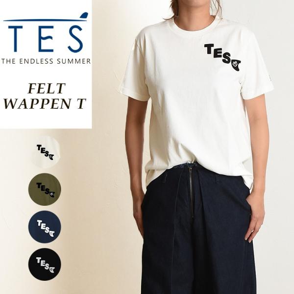 エンゼルス　レディース７分Tシャツ The Endless Summer TES-The テス エンドレスサマー フェルト