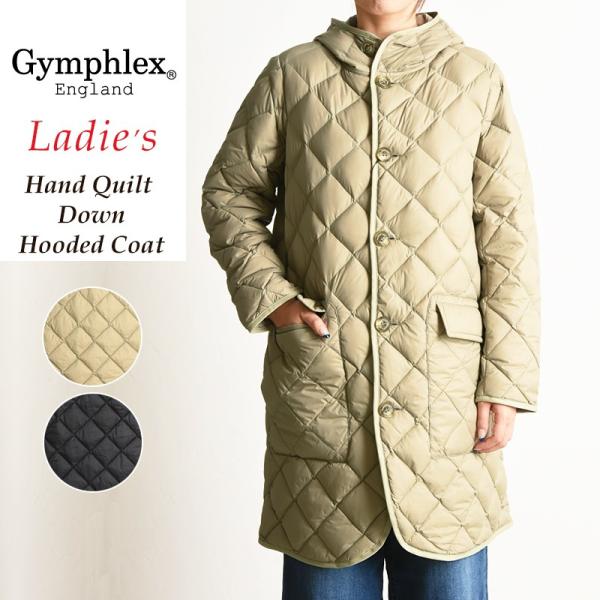 送料無料 Gymphlex ジムフレックス ハンド キルト ダウン フード付きコート レディース J 1264 Nok Buyee 日本代购平台 产品购物网站大全 Buyee一站式代购 Bot Online